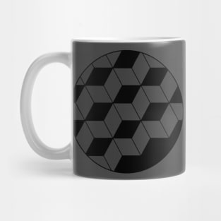 circle of cubes Mug